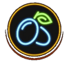 lucky fruity coin plums symbol