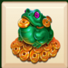 lucky gift cash collect frog symbol