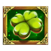 lucky gold pot clover symbol