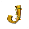 lucky gold pot j symbol