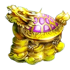 lucky golden dice turtle symbol
