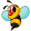 lucky honey bee symbol