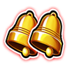 lucky hot coins bells symbol