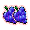 lucky hot coins grapes symbol
