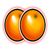 lucky hot coins oranges symbol