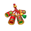 lucky monkey firecracker symbol