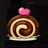 lucky sweets chocolate cake symbol