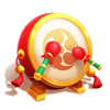 lucky tiger 1000 drum symbol