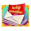 lucky valentine letter symbol