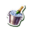 lucky vixens club champagne symbol
