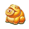 lucky year 25 frog symbol