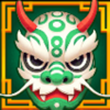 lucky year 25 mask symbol