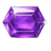 luxury blast purple gem symbol