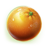 luxury fruits orange symbol