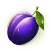 luxury fruits plum symbol
