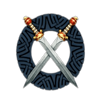 luxury rome swords symbol