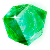 magic crystals green 2 gem symbol