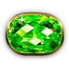 magic crystals green gem symbol