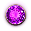 magic crystals purple gem symbol