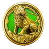 magic pearl gold tiger symbol