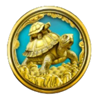 magic pearl gold turtle symbol