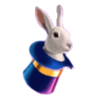magic rewards rabbit symbol