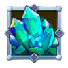 magic stones crystal blue symbol