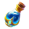 magic treasures blue potion symbol