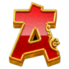 majestic claws hold and hit letter a symbol
