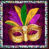 mardi gras jokers wild mask symbol