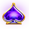 mardi gras magic spade symbol