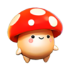 mashroom fantasy chubby mushroom symbol