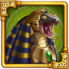 mask of the golden sphinx snake symbol