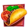 masked mayhem burrito symbol