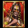 masks of fortune megaways red warrior symbol