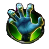 maximum zombie zombie hand symbol