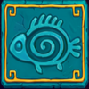 mayan fortunes bingo bounty blue symbol