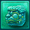 mayan gems green totem symbol