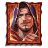 merlin journey of flame man symbol