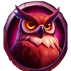 merlins mixtures red owl symbol