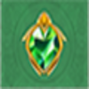 mermaid royale gem green symbol