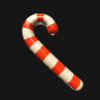 merry scary christmas candycane symbol