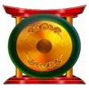 miao mi warriors gold gong symbol
