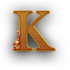midnight gold k symbol