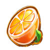 mighty fruits orange symbol