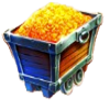 mine blast cart symbol