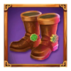 mining pots of gold boots symbol