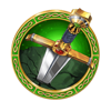 mirror shield sword symbol