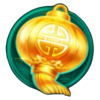 money gong emperor golden lantern symbol