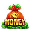 money money money oranje jackpot red bag symbol
